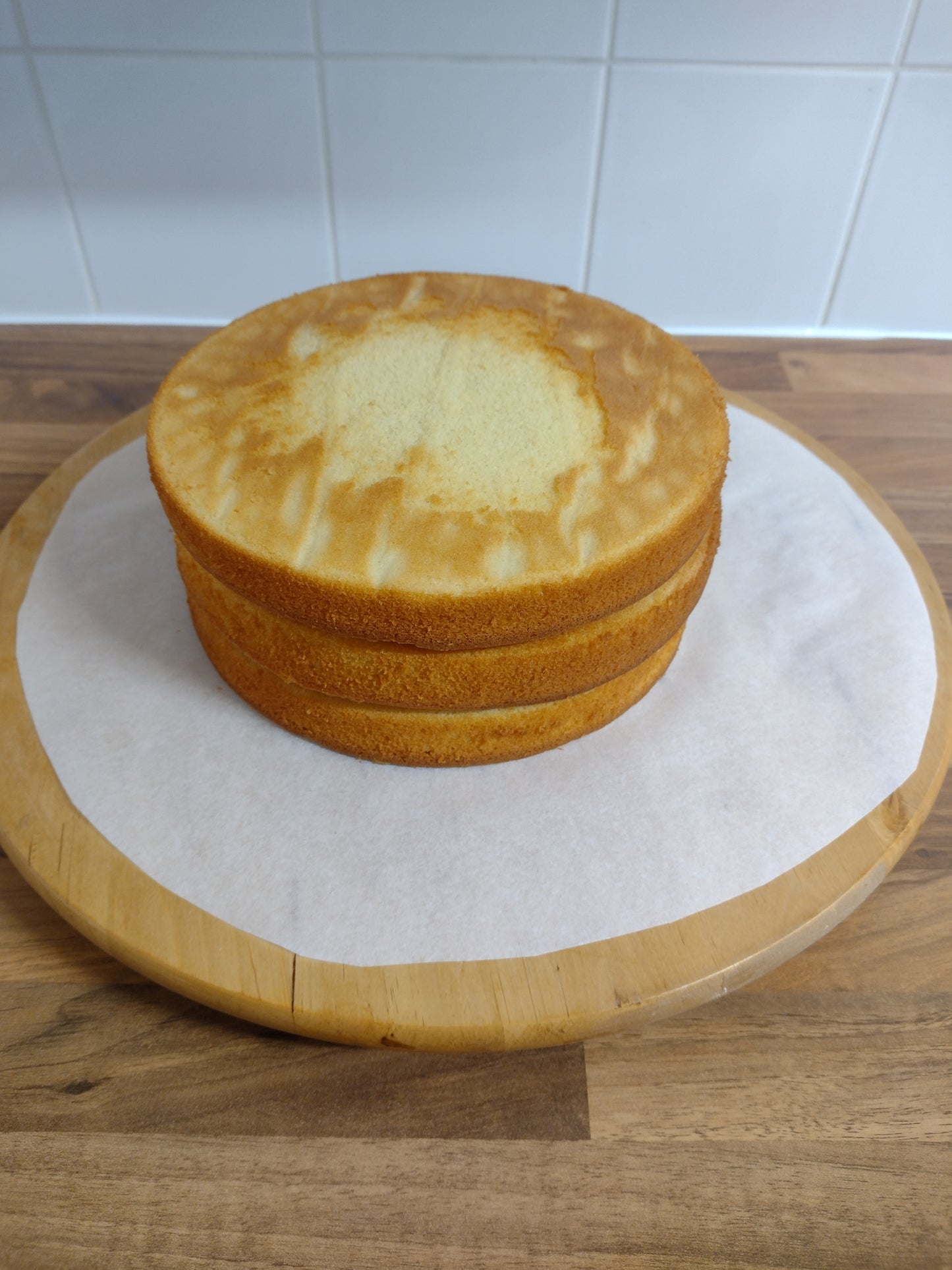 Vanilla Cake. Size 8 inches Round. £20.00 each. Ready to decorate.